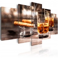 Tableau  Cigar and whiskey