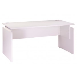 Bureau 160 x 80 cm Blanc Réglable en Hauteur INEO