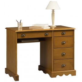 Bureau Junior Pin Miel de Style Anglais