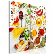 Tableau  Spices of the World (4 Parts)