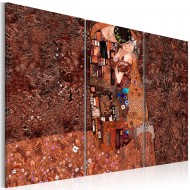 Tableau  Klimt inspiration  Couleur de lamour