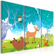 Tableau  Friendly Animals (3 Parts)