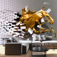 Papier peint  Inspiration de safran