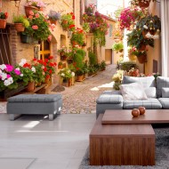 Papier peint  The Alley in Spello (Italy)