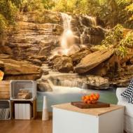 Papier peint  Sunny Waterfall