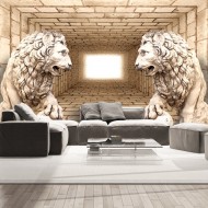 Papier peint  Mystery of lions