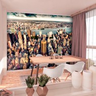 Papier peint  Birds Eye View of New York
