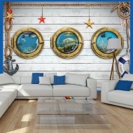 Papier peint  Tree portholes