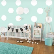 Papier peint  Sky Blue Dots