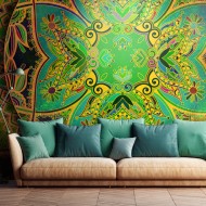 Papier peint  Mandala Emerald Fantasy