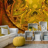 Papier peint  Mandala Golden Poem