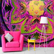 Papier peint  Mandala Pink Expression