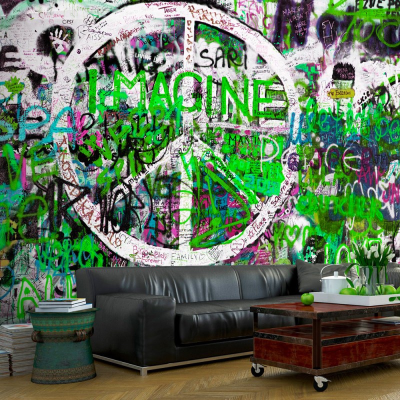 Télécharger gratuitement Images Papier Peint Green Graffiti Beaux Meubles Pas Chers actualisé salutations