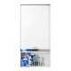 Meuble Haut de Cuisine Blanc Largeur 60 cm Hauteur 123.6 cm