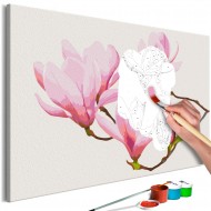Tableau à peindre par soimême  Floral Twig