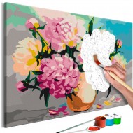 Tableau à peindre par soimême  Flowers in Vase