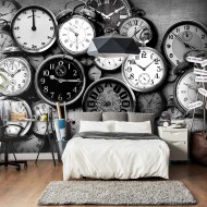 Papier peint  Retro Clocks
