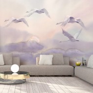 Papier peint  Flying Swans