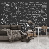Papier peint  Science on Chalkboard