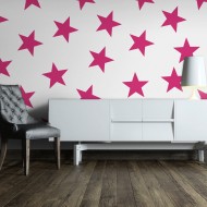 Papier peint  Pink Star