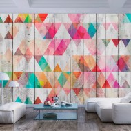 Papier peint  Rainbow Triangles