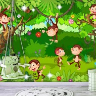 Papier peint  Monkey Tricks