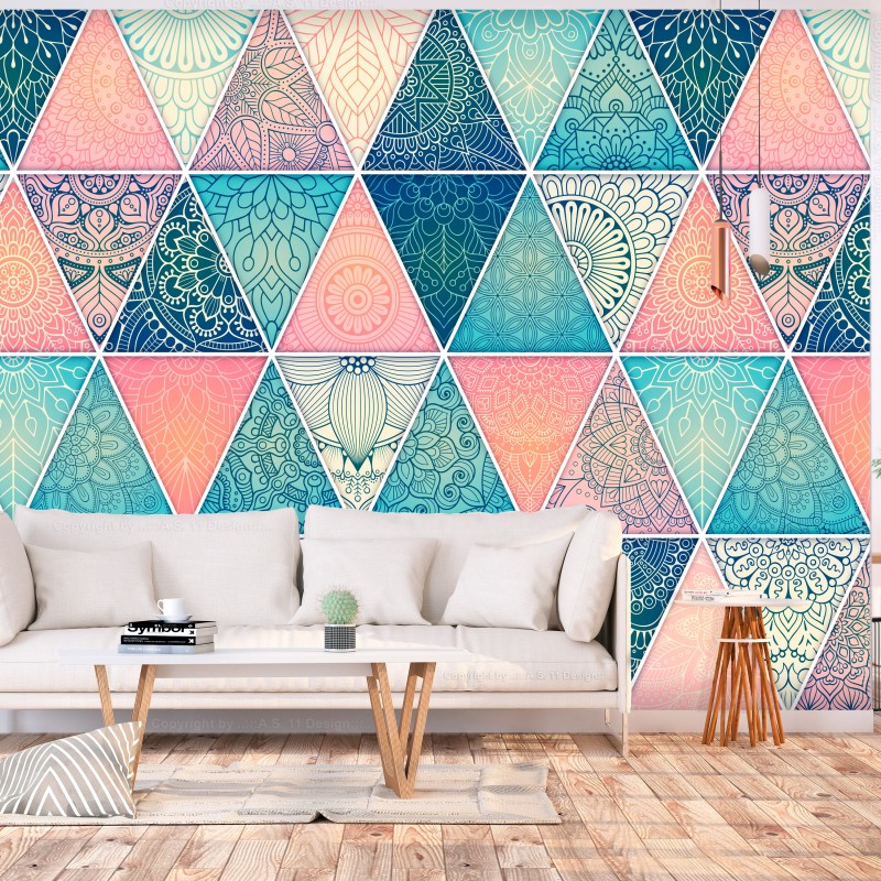 Téléchargement gratuit Images Papier Peint Oriental Triangles Beaux Meubles Pas Chers le plus cool salutations