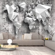 Papier peint  World Map Origami