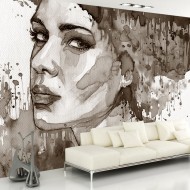 Papier peint  Black Lady