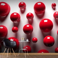 Papier peint  Red Balls