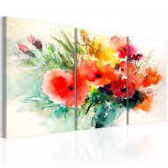 Tableau  Watercolor Bouquet