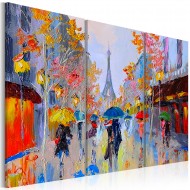 Tableau  Rainy Paris