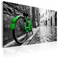 Tableau  Vintage Green Bike