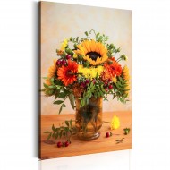 Tableau  Autumnal Flowers