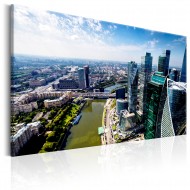 Tableau  Aerial view of Moscow