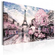 Tableau  Paris en rose