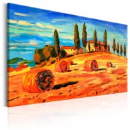 Tableau  August in Tuscany