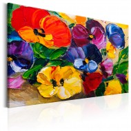 Tableau  Spring Pansies