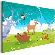 Tableau  Friendly Animals (1 Part) Wide