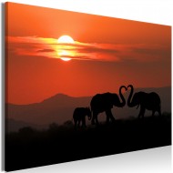 Tableau  Elephants in Love (1 Part) Wide