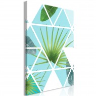 Tableau  Geometric Palm (1 Part) Vertical