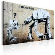 Tableau  I Am Your Father by Banksy