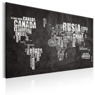 Tableau  World Map Mundo Negro