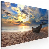 Tableau  Boat on the Beach (1 Part) Narrow