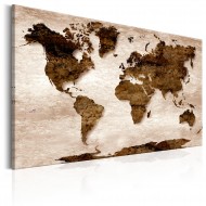 Tableau  World Map The Brown Earth