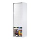 Meuble de Cuisine Blanc Largeur 40 cm Hauteur 123.6 cm