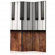 Paravent 3 volets  Inspired by Chopin  mahogany [Room Dividers]