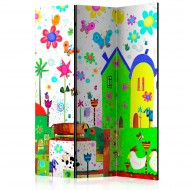 Paravent 3 volets  Happy farm [Room Dividers]