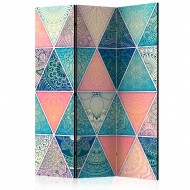 Paravent 3 volets  Oriental Triangles [Room Dividers]
