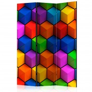Paravent 3 volets  Colorful Geometric Boxes [Room Dividers]